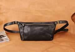 Leather Mens FANNY PACK MENS WAIST BAG HIP PACK BELT BAG FOR MEN - imessengerbags