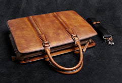 Genuine Leather Mens Cool Messenger Bag Briefcase Chest Bag Bike Bag Cycling Bag for men - imessengerbags