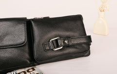 Leather Mens FANNY PACK MENS WAIST BAG HIP PACK BELT BAG FOR MEN