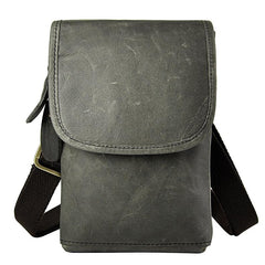 Leather Belt Pouch Mens Cases Waist Bag Hip Pack Belt Bag Fanny Pack Bumbag for Men