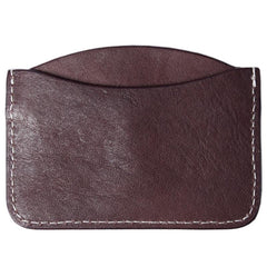 Handmade Mens Cool billfold Leather Wallet Men Small Card Slim Wallets Bifold for Men - imessengerbags