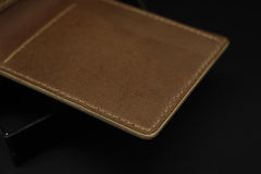 Handmade Leather Tooled World of Warcraft Lich King Mens billfold Wallet Cool Leather Wallet Slim Wallet for Men - imessengerbags