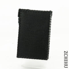 Cool Handmade Leather Mens Black Cigarette Holder Case for Men - imessengerbags