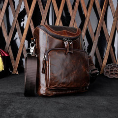 Leather Belt Pouch Mens Small Cases Waist Bag Hip Pack Belt Bag Fanny Pack Bumbag for Men - imessengerbags