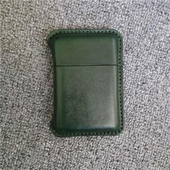 Handmade Leather Mens 10pcs Cigarette Holder Case Cool Custom Cigarette Case for Men