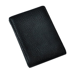 Handmade Leather Mens Cool Slim Leather Wallet Card Wallet Holders Men Small Wallets Bifold for Men - imessengerbags