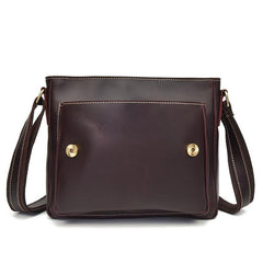 Vintage Leather Messenger Bag Shoulder Bag CrossBody Bag For Men - imessengerbags