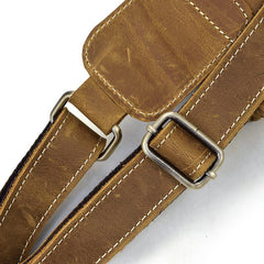 Vintage Leather Fanny Pack Mens Waist Bag Hip Pack Belt Bag for Men