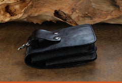 Cool Leather Mens Snake Biker Belt Pouch Waist Bag Drop Leg Bag for Men - imessengerbags