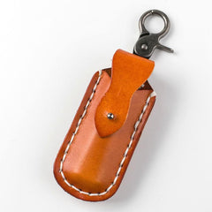 Handmade Leather Mens Cool Key Wallet Lighter Holder Pouch Key Holder for Men