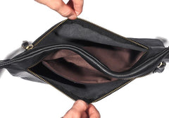 Leather Mens FANNY PACK MENS WAIST BAG HIP PACK BELT BAG FOR MEN - imessengerbags