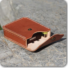 Cool Leather Mens Cigarette Case with Belt Loop Cigarette Holder for Men - imessengerbags