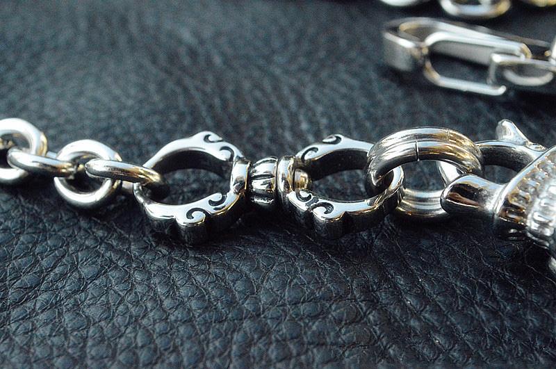 32'' Metal BIKER SILVER WALLET CHAIN LONG Safety Pin PANTS CHAIN Jeans –  imessengerbags