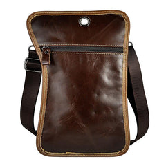 Leather Belt Pouch Mens Cases Waist Bag Hip Pack Belt Bag Fanny Pack Bumbag for Men