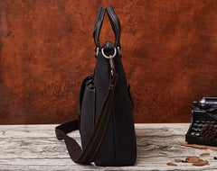 Handmade Leather Mens Cool Messenger Bag Work Bag Satchel Bag Briefcase Bag for men - imessengerbags