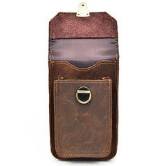 Leather Belt Pouch Mens Small Cases Waist Bag Hip Pack Belt Bag Fanny Pack Bumbag for Men - imessengerbags
