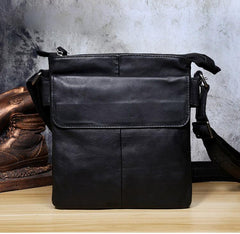 Genuine Leather Mens Cool Messenger Bag Chest Bag Bike Bag Cycling Bag for men - imessengerbags
