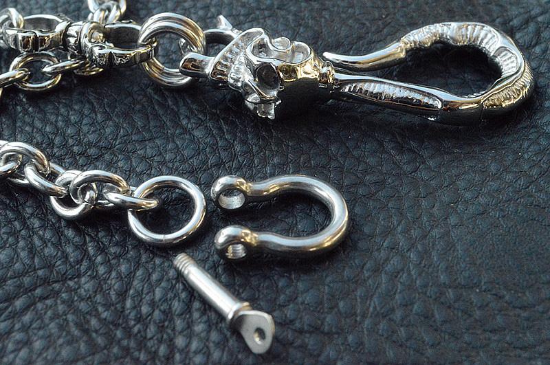 32'' Metal BIKER SILVER WALLET CHAIN LONG Safety Pin PANTS CHAIN Jeans –  imessengerbags