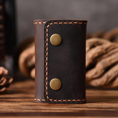 Handmade Leather Mens Cool Key Wallet Car Key Holder Car Key Case for Men - imessengerbags