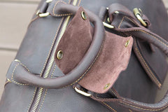Cool Leather Mens Weekender Bags Vintage Travel Bags Duffle Bag for Men - imessengerbags