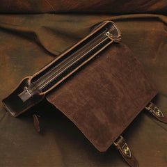 Vintage Leather Messenger Bag Briefcase Handbag Cool Shoulder Bag For Men