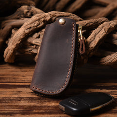 Handmade Leather Mens Cool Car Key Wallet Car Key Holder Car Key Case for Men - imessengerbags
