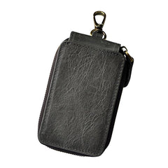 Handmade Leather Mens Cool Key Wallet Car Key Holder Case Card Wallet for Men - imessengerbags