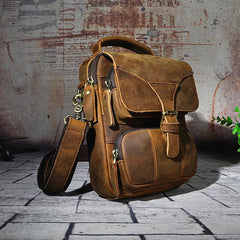 Leather Belt Pouch Mens Small Cases Waist Bag Hip Pack Belt Bag Fanny Pack Bumbag for Men - imessengerbags