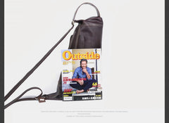 Genuine Leather Mens Cool Chest Bag Sling Bag Crossbody Bag Travel Bag Hiking Bag for men