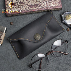 Handmade Leather Floral Sunglass Case Mens Women Cool Glasses Box Glasses Case Glasses Holder for Men