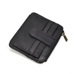 Cool Leather Mens Wallet Slim Wallet Card Front Pocket Wallet for Men - imessengerbags