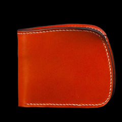 Handmade Leather Bifold Mens billfold Wallet Cool Slim Wallet Biker Wallet for Men - imessengerbags