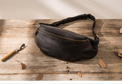 Leather Mens FANNY PACK MENS WAIST BAG HIP PACK BELT BAG FOR MEN