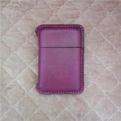 Cool Leather Mens 10pcs Cigarette Holder Case Vintage Custom Cigarette Case for Men - imessengerbags