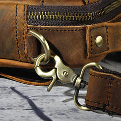 Leather Belt Pouch Mens Small Cases Waist Bag Hip Pack Belt Bag Fanny Pack Bumbag for Men - imessengerbags