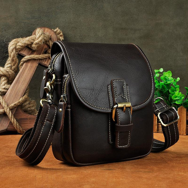 Cool Leather Belt Pouch Belt Bag Waist Bag Small Shoulder Bags For Men