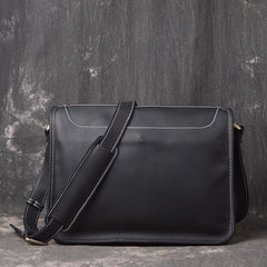 Cool Leather Men Vintage Coffee Messenger Bag Shoulder Bags for Men - imessengerbags