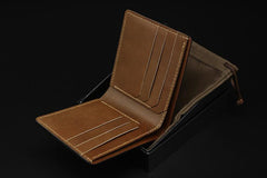 Handmade Leather Tooled Transformers Megatron Mens billfold Wallet Cool Leather Wallet Slim Wallet for Men - imessengerbags