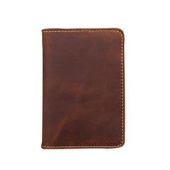 Handmade Genuine Leather Slim Wallet Bifold Long Wallet Passport Purse Bag For Mens - imessengerbags