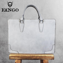 Handmade Leather Mens Cool Messenger Bag Briefcase Chest Bag Bike Bag Cycling Bag for men - imessengerbags