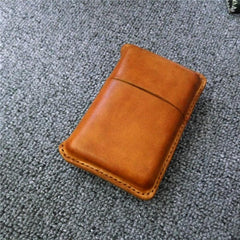 Cool Leather Mens Cigarette Holder Case Vintage Custom 20pcs Cigarette Case for Men - imessengerbags