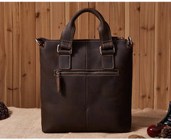 Handmade Leather Mens Cool Messenger Bag Work Bag Satchel Bag Briefcase Bag for men - imessengerbags