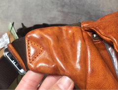 Leather Mens FANNY PACK MENS WAIST BAG HIP PACK BELT BAG FOR MEN