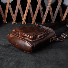 Leather Belt Pouch Mens Small Cases Waist Bag Hip Pack Belt Bag Fanny Pack Bumbag for Men - imessengerbags