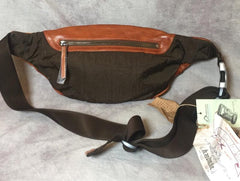 Leather Mens FANNY PACK MENS WAIST BAG HIP PACK BELT BAG FOR MEN