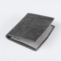 Handmade Leather Mens Cool Slim Leather Wallet Men Small Wallets Bifold for Men - imessengerbags