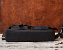 Handmade Leather Mens Cool Messenger Bag Work Bag Satchel Bag Briefcase Bag for men - imessengerbags