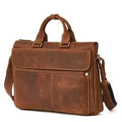 LEATHER MENS BRIEFCASE Vintage WORK BAG BUSINESS BAG FOR MEN - imessengerbags
