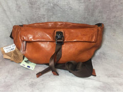 Leather Mens FANNY PACK MENS WAIST BAG HIP PACK BELT BAG FOR MEN