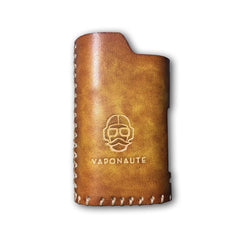 Handmade Tooled Leather Brown Mens LA PETITE BOX Holder Cigarette Case for Men